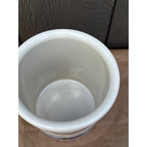 Longaberger Homestead Pottery Kitchen Utensil Crock 6.75" Ceramic 2 Quart - Picture 5 of 8